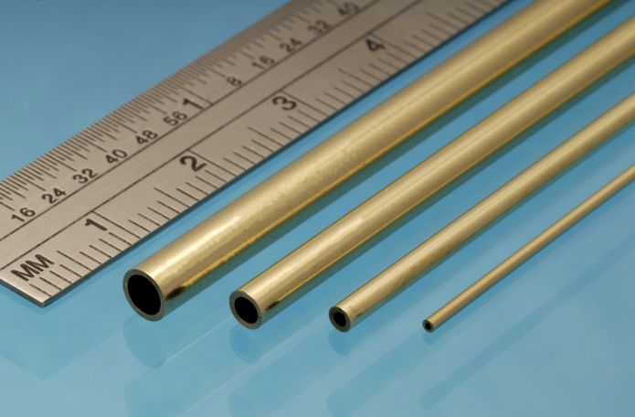 Brass Tube, 4.0 x 0.45 mm, 1m long : 1 Pieces