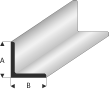 416-52 Super Styrene Angle A=B 2,0x2,0mm