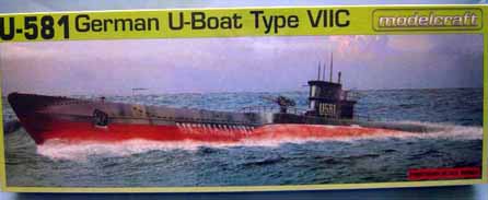 U-581 German U-Boat Type VIIC